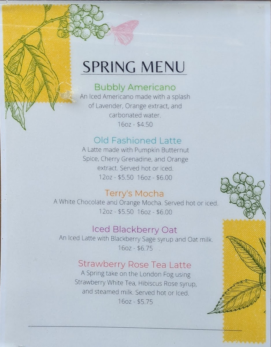 Red Kite Coffee Company Menu - Image 6